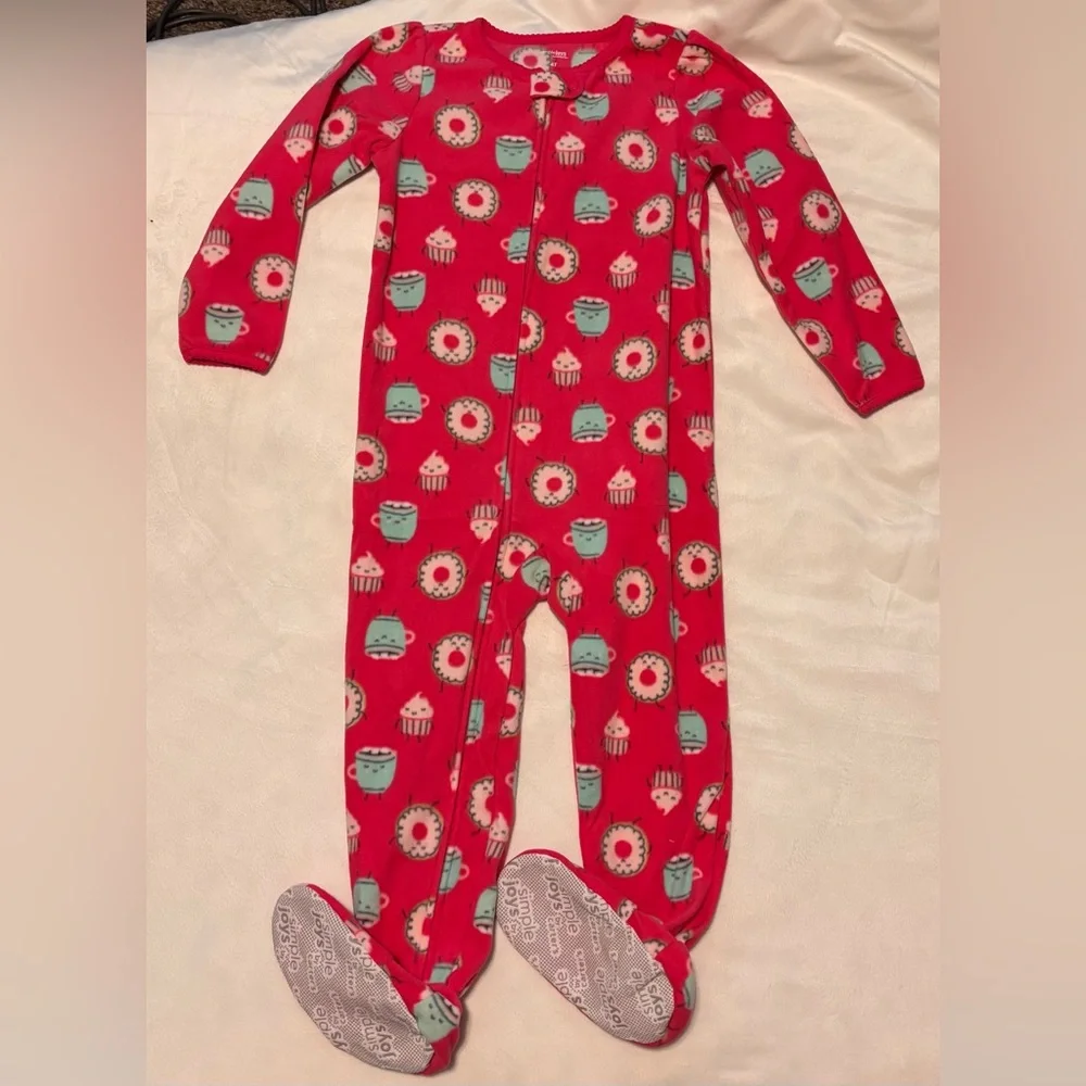 Carter's Fleece Footed Pajamas- like new! - Picture 10 of 11